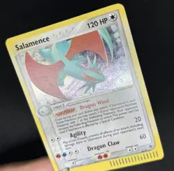 2003 Salamence LP+ Holo Rare 10/97 EX Dragon e-Series Pokemon TCG Vintage - Image 2