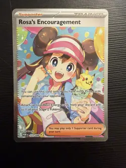 Pokemon Full Art Trainer Lot | Lana’s Aid PSA 9 & Rosa’s Encouragement - Image 2