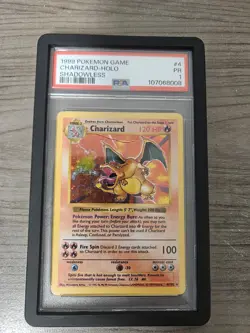 1999 Pokemon Base Set Shadowless Big 3 Holo PSA 1 Lot of 3 - Image 2