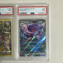 Pokemon GENGAR PSA 9 Slab Lot of 2,Lost Origin and Temporal Forces - Image 3