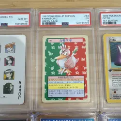 8x PSA/CGC Graded Pokemon Card Lot Japanese 1st Edition Holo TopSun Fossil ditto - Image 3
