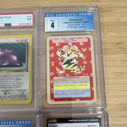 8x PSA/CGC Graded Pokemon Card Lot Japanese 1st Edition Holo TopSun Fossil ditto - Image 5