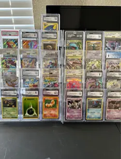 Pokemon Graded Slab Lot PSA CGC TAG AGS 25 slabs - Image 1