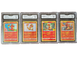 4x Charmander Gem Mint 10 Lot Pokemon Hidden Fates McDonalds Vivid GMA PSA 10 - Image 1