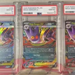PSA 10 Pokemon Lot Mega Gengar EX x6 - Phantasmal Flames - Investor PSA 10 Lot - Image 2