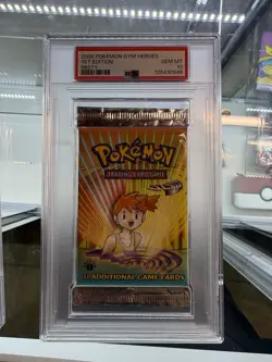 Pokemon Gym Heroes 1st Edition Booster PSA 10 2 Pack Lot *Sequentially Numbered* - Image 3