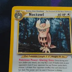Pokemon Neo Genesis Noctowl 42/111 NM 2000 WOTC vintage - Image 5