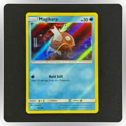 POKEMON MAGIKARP 8/18 COMMON DETECTIVE PIKACHU NEAR MINT - Image 1