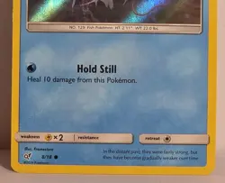 Magikarp 8/18 Holo Bleed Error Sun & Moon Detective Pikachu Pokemon TCG LP - Image 3