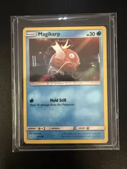 Magikarp 8/18 Holo Detective Pikachu Pokemon Card NM - Image 1
