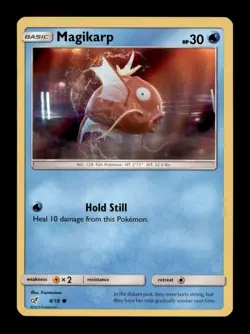 Magikarp - 8/18 Detective Pikachu Holo Rare Pokemon Card - Image 1