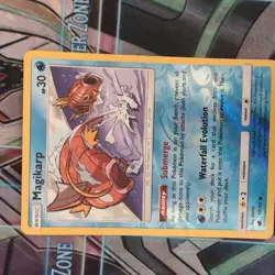 Pokemon TCG Magikarp Crimson Invasion 17/111 Reverse Holo Common Near Mint - Image 1