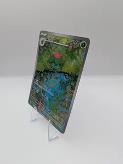 Pokemon TCG Ivysaur 167/165 151 Illustration Rare Holo Card - Image 4