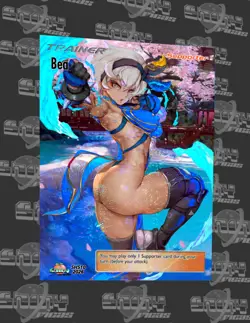 Bea Shiny Oricas-Goddess story custom Waifu Card-Firework finish 2026 - Image 1