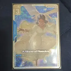 Bandai Gundam Card Game A Show of Resolve Command Foil Cost 3 English Std - Image 2