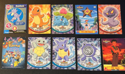 10 Card LOT Pokemon TV Animation 1999 Vintage D1 Charmander Squrtle Missy LP-NM - Image 1