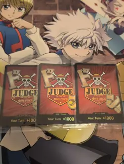 DON!! Card CHAMPIONSHIP JUDGE Promo One Piece Card 25-26 EN Sealed - Image 1