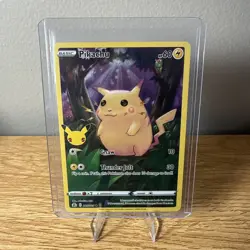 POKEMON CARD Pikachu CELEBRATIONS FULL ART 2021 005/025 NM - Image 1