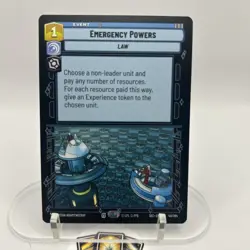 Star Wars Unlimited Emergency Powers Event Law Card 40/264 FFG Regular - Image 2