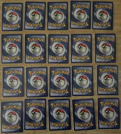 Vintage Pokemon Fossil 1st Edition 20 card LOT Uncommon Common Cards LP - Image 2