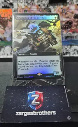 Champion of the Perished (Extended Art) #344 (Foil) NM Midnight Hunt Magic MTG - Image 1