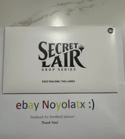MTG Secret Lair x Post Malone: The Lands - Non-Foil - Sealed - Image 1
