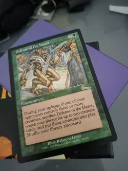MTG Defense of The Heart Urza's Legacy 100/144 Regular Rare - Image 1