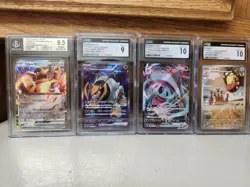Pokemon 4 Cards Graded Japanese Lot - Image 1