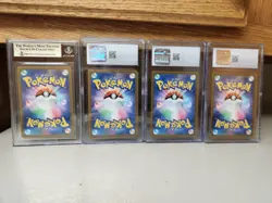 Pokemon 4 Cards Graded Japanese Lot - Image 2