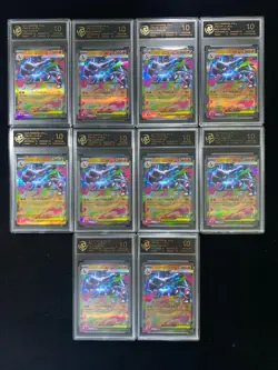 2025 Pokemon Japanese M2 Mega Charizard X ex 013/080 RR RPA 10 Lot*10 H PC46 - Image 1