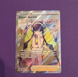 Pokemon Elesa's Sparkle Crown Zenith Ultra Rare 147/159 NM - Image 1