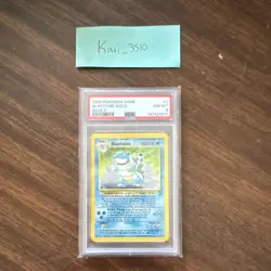 Pokemon TCG Blastoise Base Set 2 2/130 Holo Rare PSA 8 2000 English - Image 1