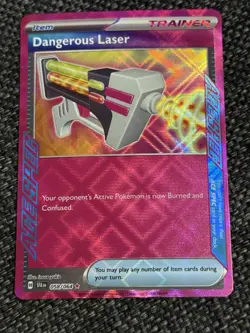 Dangerous Laser 058/064 ACE SPEC Rare Shrouded Fable Pokemon Holo Lightly Played - Image 1