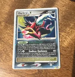 The Pokemon Company Pokemon TCG Darkrai LV.X Holo Promo DP19 EN 100HP 2008 - Image 1