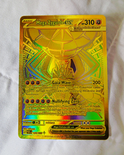 Mega Zygarde EX 124/088 XY Full Art Holo Ultra Rare EX Pokemon TCG English - Image 1