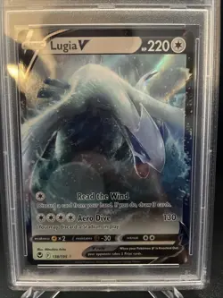 Lugia V Ultra Rare 138/195 PSA 10 GEM MT - 2022 Pokemon Silver Tempest - Image 2