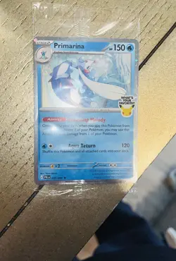 2026 Pokemon Sealed Promo 30th Anniversary Barnes Cosmic Holo PRIMARINA 020/084 - Image 1