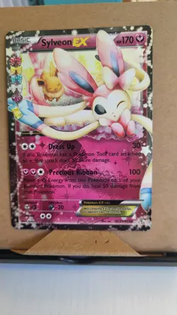 Pokemon Sylveon EX RC21/RC32 Generations Holo Ultra Rare 2016 LP Lightly Played - Image 1