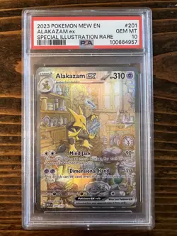 Alakazam ex - Pokemon Scarlet & Violet 151 MEW 201/165 PSA 10 - Image 1