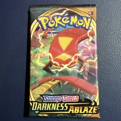 Darkness Ablaze Sword & Shield Booster Pack Pokemon English| 1 pack - Image 1