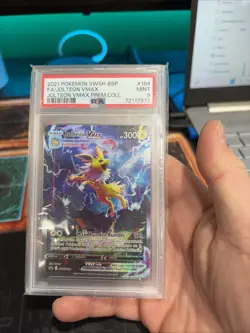 Pokemon Jolteon VMAX SWSH184 TCG 2021 Promo PSA 9 - Image 1