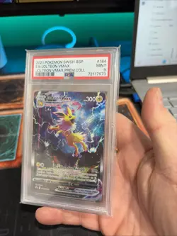 Pokemon Jolteon VMAX SWSH184 TCG 2021 Promo PSA 9 - Image 2