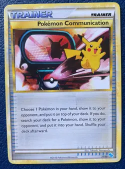 Pokemon Communication 27/30 HGSS Trainer Kit: Gyarados & Raichu (2010) - NM/LP - Image 1