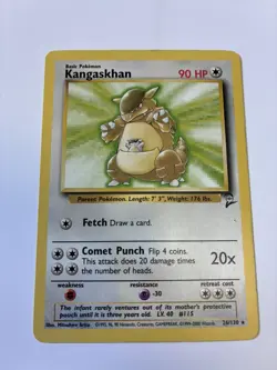 Kangaskhan 026/130 Base Set 2 Rare Pokemon TCG MP - Image 1