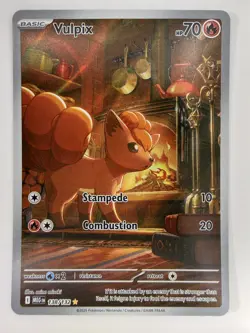 Vulpix - 138/132 - Illustration Rare - Mega Evolution - Pokemon Card - NM/M - Image 1