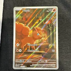 Vulpix 138/132 Illustration Rare Mega Evolution Pokemon TCG NM - Image 1
