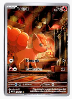 Vulpix 138/132 Illustration Rare Mega Evolution Pokemon Holo NM - Image 1