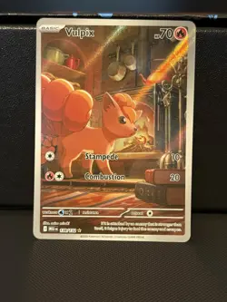 Vulpix 138/132 Illustration Rare Mega Evolution Pokemon NM - Image 1