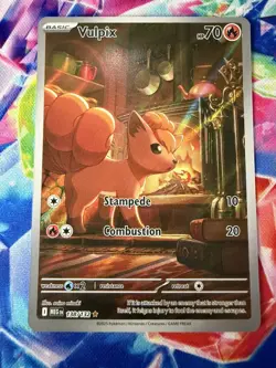 Vulpix 138/132 Illustration Rare Mega Evolution Pokemon Holo NM - Image 1