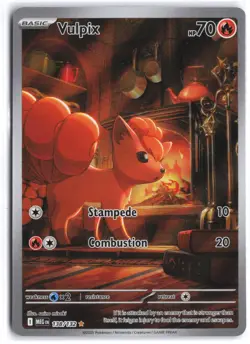 Vulpix 138/132 Illustration Rare Mega Evolution Pokemon NM - Image 1